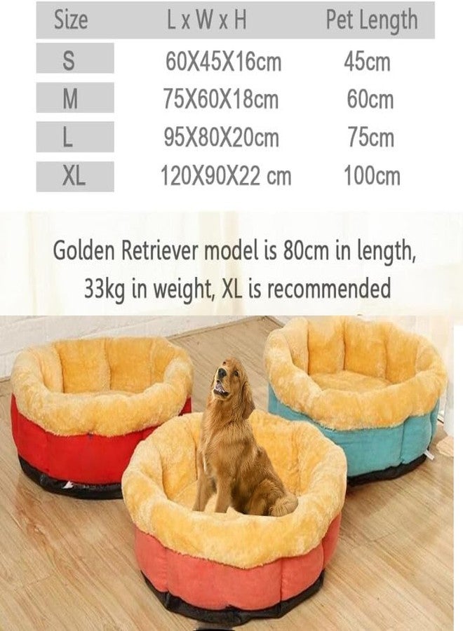 KittuPet Calming Dog Bed with Removable Cover,Anti Anxiety Donut Dog Bed,Plush Round Pet Beds for Large Dogs,Fluffy Faux Fur Dog Bed,Washable Cuddler Dog Bed Color May Vary - Image 4